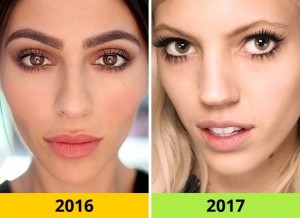 Xu hướng trang điểm và kiểu tóc nào sẽ bị thay thế vào năm 2017