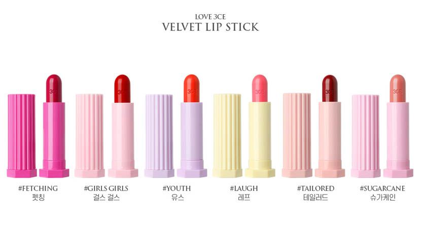 3CE Love Velvet Lipstick